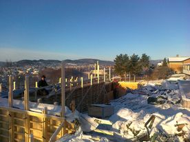 Arbeide med mur