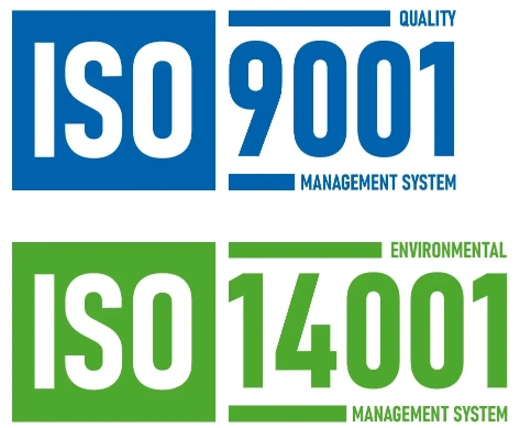 Merker - ISO 9001 og ISO 14001
